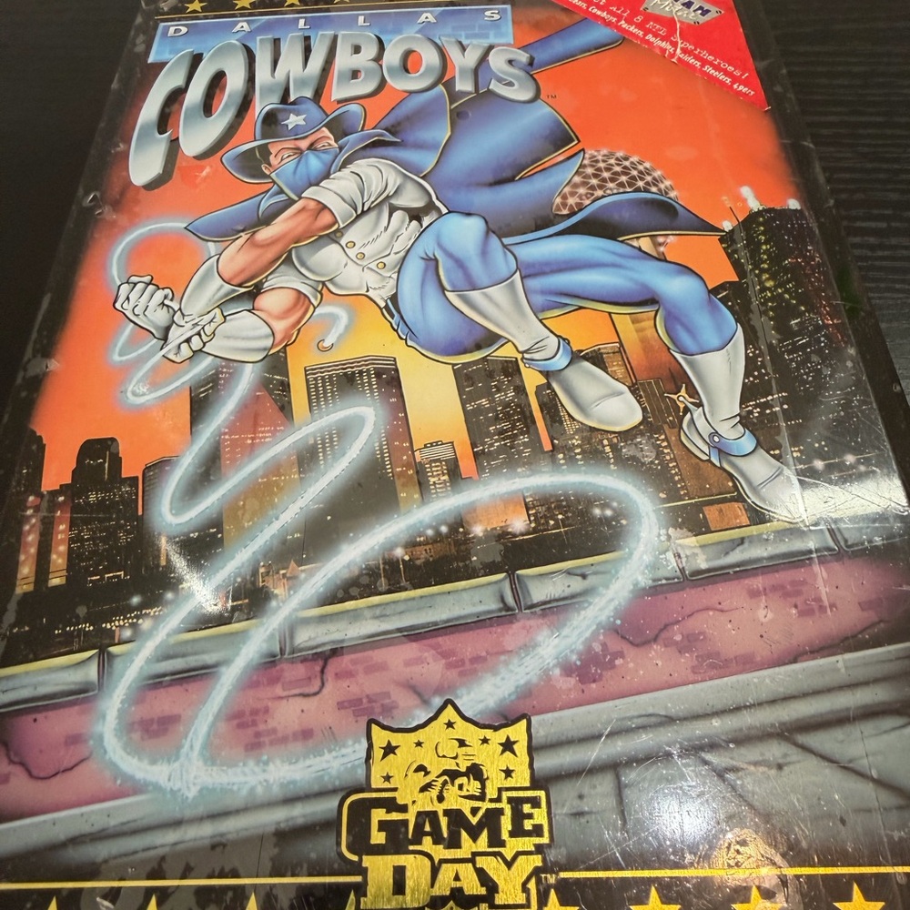 Dallas Cowboys Game Day Comic frame